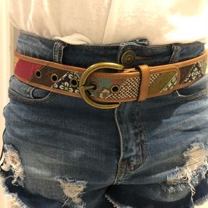 Fossil vintage genuine leather belt new with tags